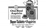 Anunci de l'Aspirina de Bayer del 1917 Anunci de l'Aspirina de Bayer del 1917