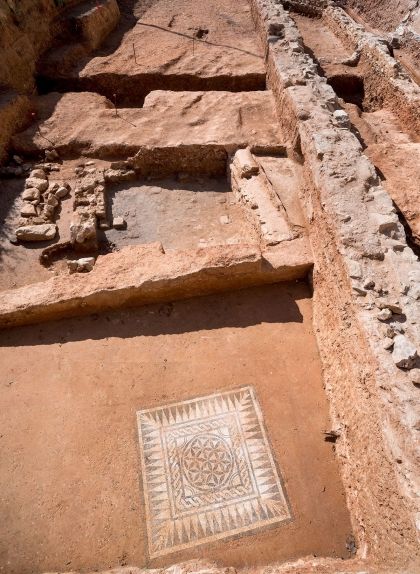 Restes de les estances d'una domus a Badalona Restes de les estances d'una domus a Badalona