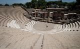 L'amfiteatre de Pompeia va romandre sota la roca volcànica i la cendra