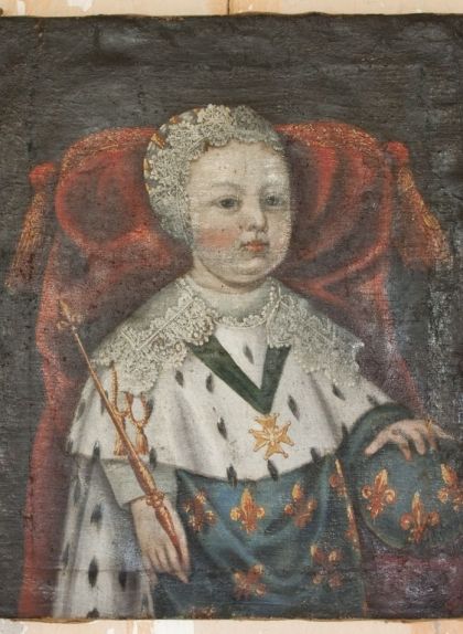 Retrat de Lluís XIV quan era un infant