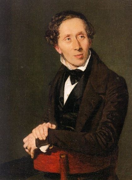 Retrat de Hans Christian Andersen del 1836 obra de Christian Albrecht Jensen Retrat de Hans Christian Andersen del 1836 obra de Christian Albrecht Jensen
