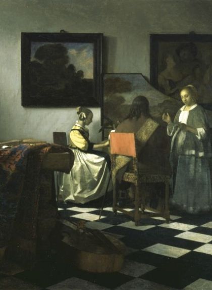 'El concert' (c. 1664), del pintor barroc Vermeer de Delft