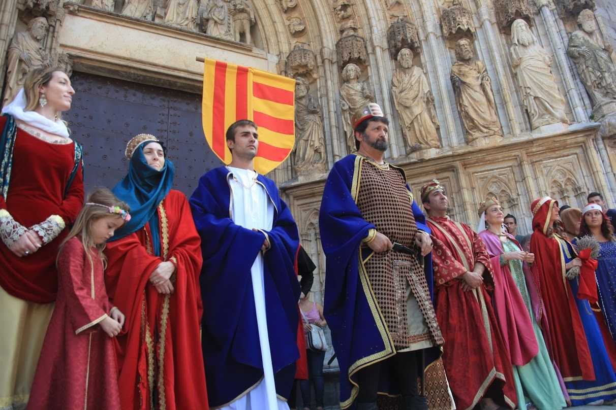 Recreació històrica al Festival Terra de Trobadors