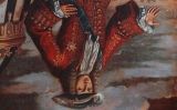 Retrat de Felip V cap per avall al Museu d'Almodí de Xàtiva per haver cremat la ciutat el 1707 Retrat de Felip V cap per avall al Museu d'Almodí de Xàtiva per haver cremat la ciutat el 1707