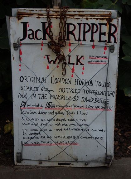 Anunci d'una ruta dedicada a Jack l'Esbudellador a Londres Anunci d'una ruta dedicada a Jack l'Esbudellador a Londres