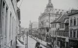 Carrer de la ciutat alemanya d'Offenbach am Main, que va inspirar el pseudònim de Philipp Mainländer, a finals del segle XIX Carrer de la ciutat alemanya d'Offenbach am Main, que va inspirar el pseudònim de Philipp Mainländer, a finals del segle XIX