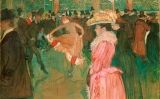 'Al Moulin Rouge, el Ball',  pintura del 1890 de Henri de Toulouse-Lautrec