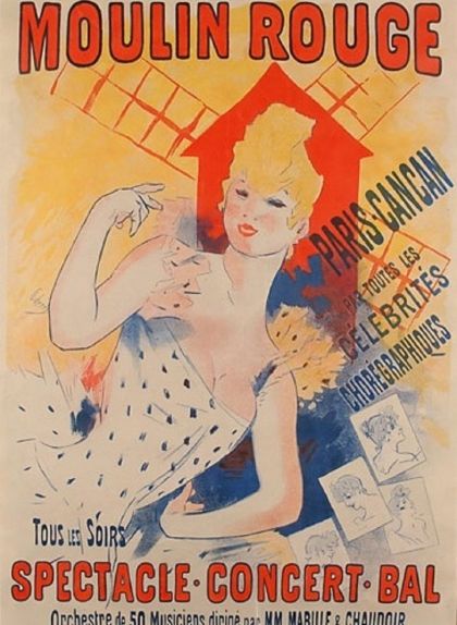 Cartell publicitari del 1890 de Jules Chéret Cartell publicitari del 1890 de Jules Chéret