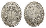 Pesseta, moneda d’argent del Principat, a nom d'Isabel II Pesseta, moneda d’argent del Principat, a nom d'Isabel II