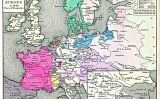 Mapa de les fronteres d'Europa el 1648 després de la pau de Westfàlia Mapa de les fronteres d'Europa el 1648 després de la pau de Westfàlia