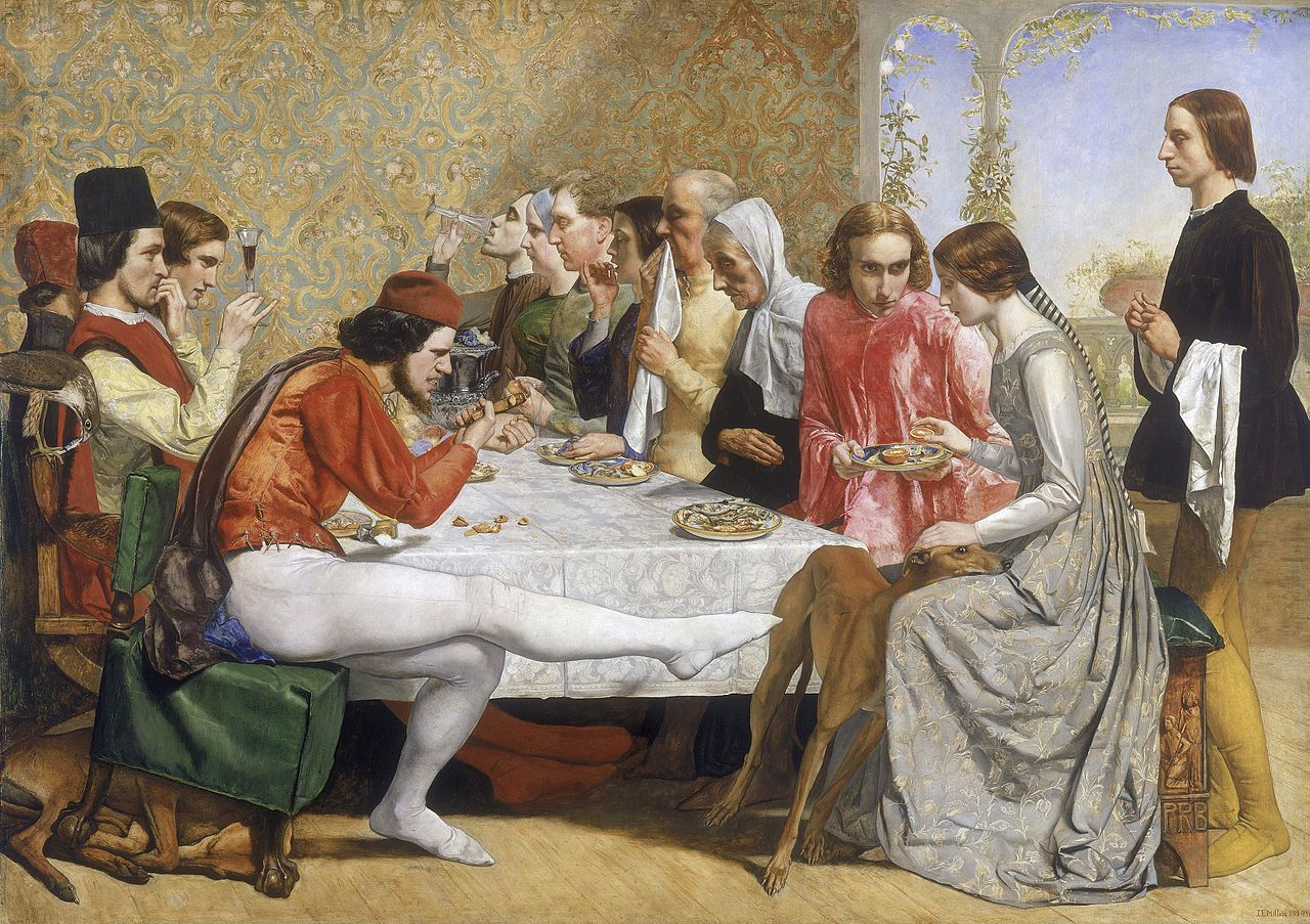 'Isabella', obra de John Everett Millais, pintada el 1848