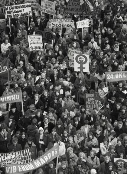 El 24 d'octubre de 1975, les dones islandeses van dir 'Prou' El 24 d'octubre de 1975, les dones islandeses van dir 'Prou'