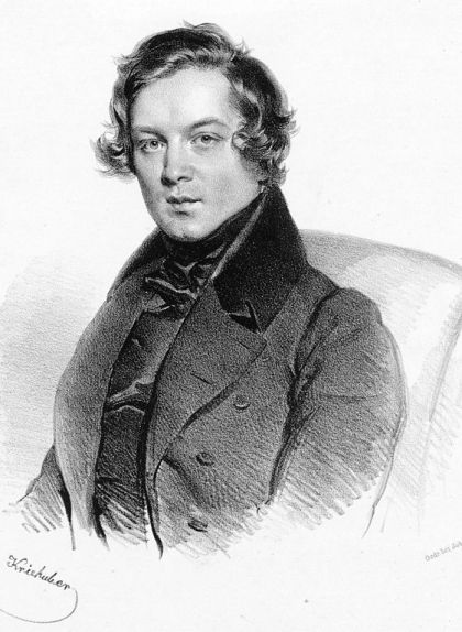 Retrat de Robert Schumann Retrat de Robert Schumann