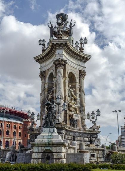 Font de la plaça d'Espanya, a Barcelona Font de la plaça d'Espanya, a Barcelona