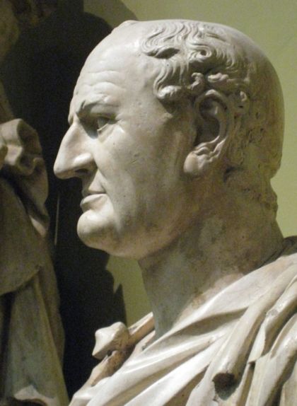 Bust de Vespasià al Museu del Louvre, a París Bust de Vespasià al Museu del Louvre, a París