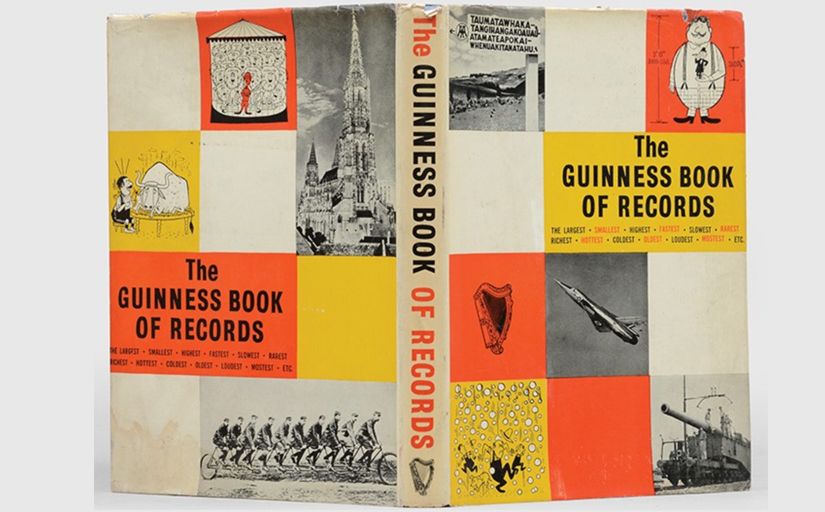 Exemplar del 1956 del 'Guinness Book Of Records'