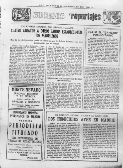 Titulat del diari 'Abc' sobre els successos ocorreguts a Madrid Titulat del diari 'Abc' sobre els successos ocorreguts a Madrid