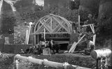 Construcció d'un embassament, el 1912 Construcció d'un embassament, el 1912