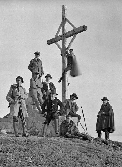 Al cim del Matagalls, el 1919 Al cim del Matagalls, el 1919