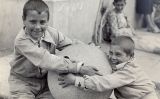 Uns dels nens de la guerra que van ser traslladats a Puigcerdà