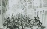L'exèrcit espanyol va ser derrotat durant la revolta als carrers de Barcelona, dies abans del bombardeig del 1842