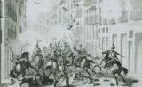 L'exèrcit espanyol va ser derrotat durant la revolta als carrers de Barcelona, dies abans del bombardeig del 1842 L'exèrcit espanyol va ser derrotat durant la revolta als carrers de Barcelona, dies abans del bombardeig del 1842