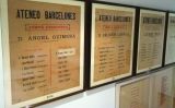 Cartells d'antigues juntes directives de l'Ateneu Barcelonès Cartells d'antigues juntes directives de l'Ateneu Barcelonès