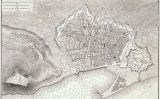 Plànol de la ciutat de Barcelona del 1806, amb la fortalesa de la Ciutadella a la dreta Plànol de la ciutat de Barcelona del 1806, amb la fortalesa de la Ciutadella a la dreta