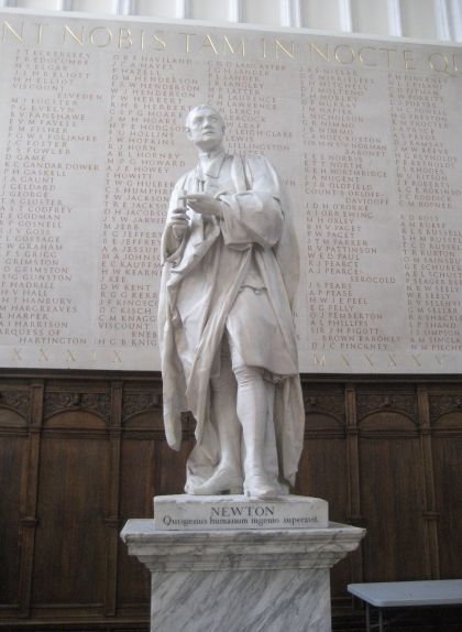 Estàtua d'Isaac Newton al Trinity College de Cambridge