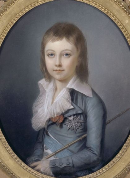 Retrat de Lluís XVII fet pel pintor Alexandre Kucharsky Retrat de Lluís XVII fet pel pintor Alexandre Kucharsky