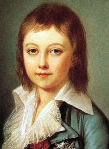 Retrat de Lluís XVII fet per Alexandre Kucharsky Retrat de Lluís XVII fet per Alexandre Kucharsky