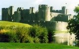 El castell de Caerphilly El castell de Caerphilly