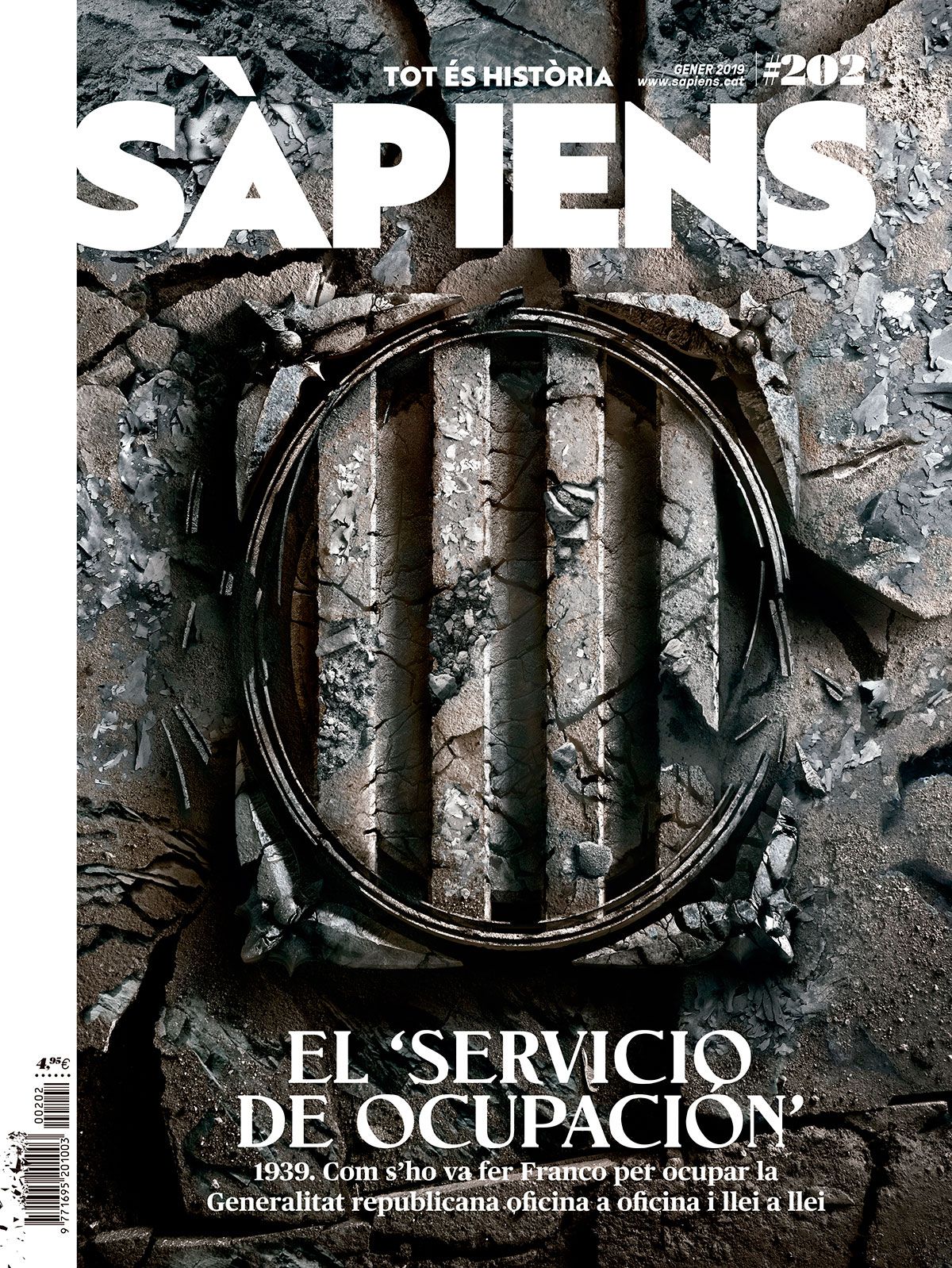 Portada número 202 del SÀPIENS (gener 2019)