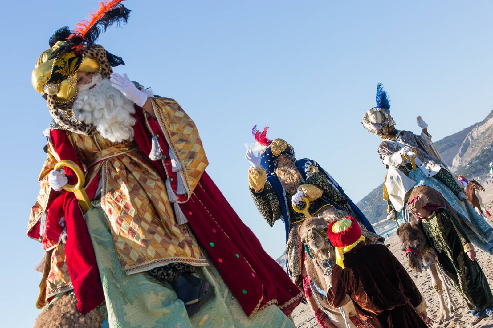 Arribada dels Reis d'Orient a Castelldefels Arribada dels Reis d'Orient a Castelldefels