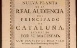 Primera pàgina del decret de Nova Planta de Catalunya