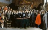 'La ratificació dels tractats de Münster i Osnabrück', de Gerard ter Borch 'La ratificació dels tractats de Münster i Osnabrück', de Gerard ter Borch