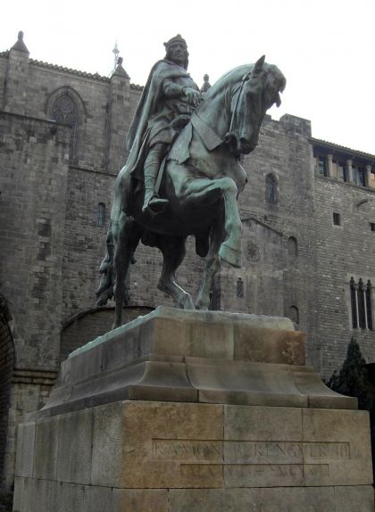 Monument eqüestre a Ramon Berenguer III a Barcelona, obra de Josep Llimona del 1888 Monument eqüestre a Ramon Berenguer III a Barcelona, obra de Josep Llimona del 1888