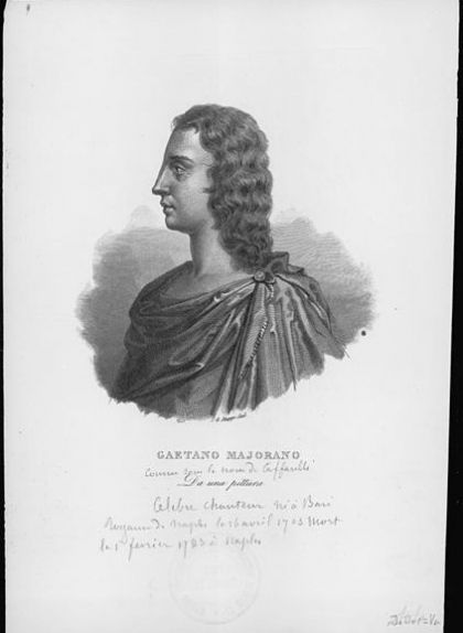Retrat de Gaetano Caffarelli, també conegut com a Gaetano Majorano Retrat de Gaetano Caffarelli, també conegut com a Gaetano Majorano