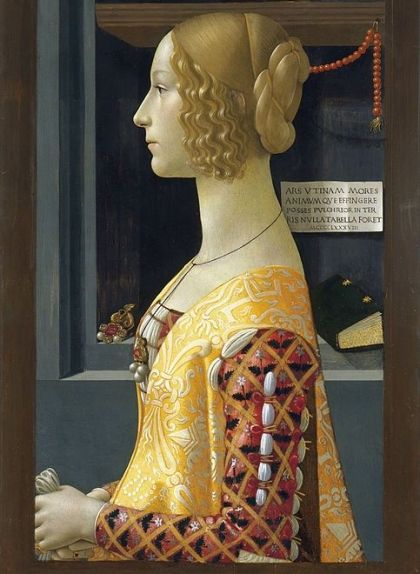 Retrat de Giovanna Tornabuoni de Domenico Ghirlandaio Retrat de Giovanna Tornabuoni de Domenico Ghirlandaio