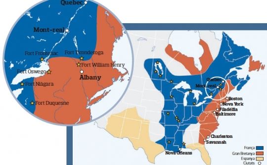 Mapa de la guerra dels Set Anys
