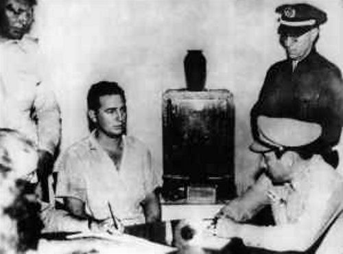 Fidel Castro detingut pels fets de Moncada