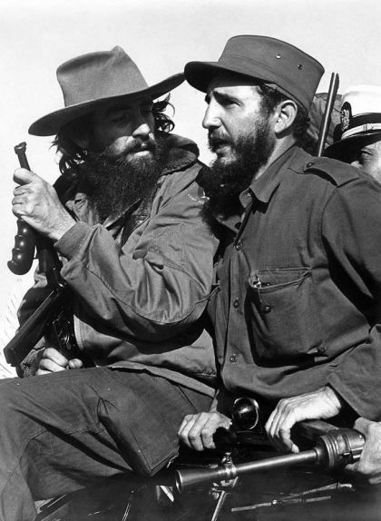 Camilo Cienfuegos i Fidel Castro a l'Havana el 8 de gener de 1959 Camilo Cienfuegos i Fidel Castro a l'Havana el 8 de gener de 1959