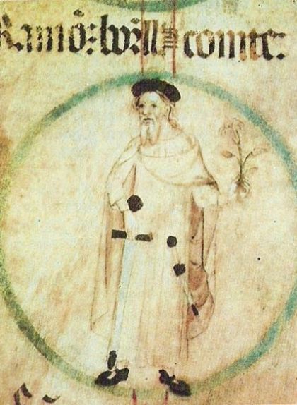 Ramon Borrell (rotlle genealògic del monestir de Poblet) Ramon Borrell (rotlle genealògic del monestir de Poblet)