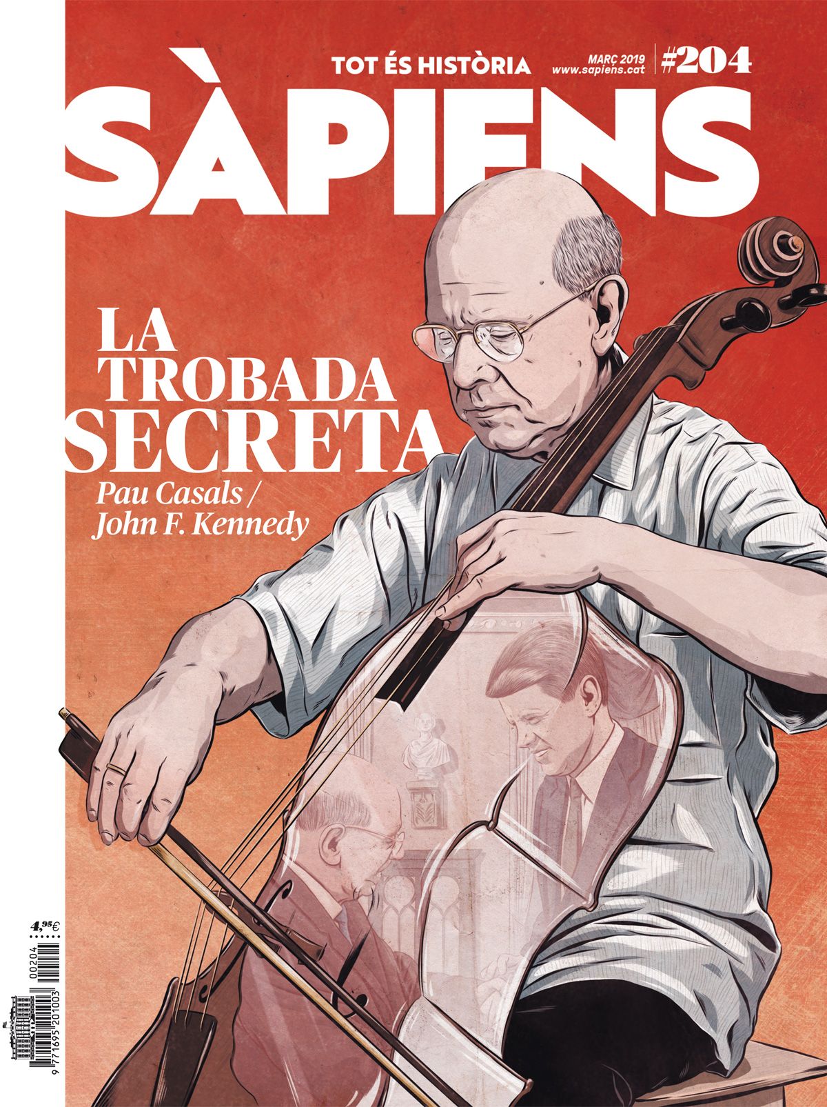 Portada del número 204 del SÀPIENS (març 2019)