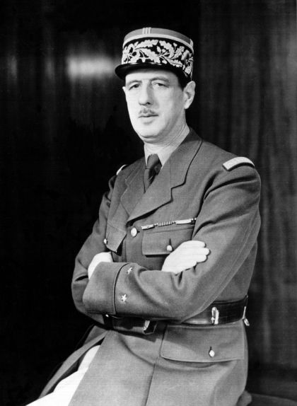 Retrat del general Charles de Gaulle de l'any 1942 Retrat del general Charles de Gaulle de l'any 1942