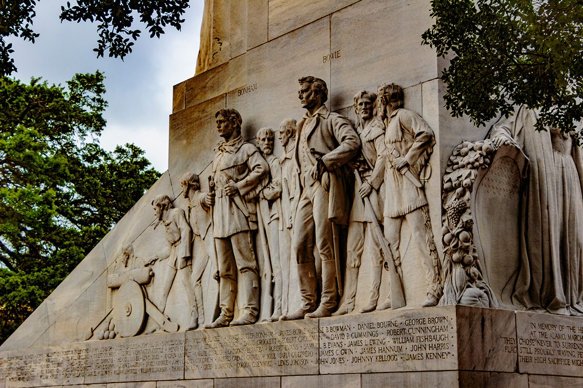 Cenotafi d'El Álamo a San Antonio, Texas, també conegut com 'L'esperit del sacrifici'