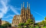 Vista frontal de la Sagrada Família Vista frontal de la Sagrada Família