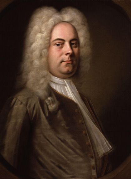 Retrat de Georg Friedrich Händel fet pel pintor alemany Balthasar Denner Retrat de Georg Friedrich Händel fet pel pintor alemany Balthasar Denner