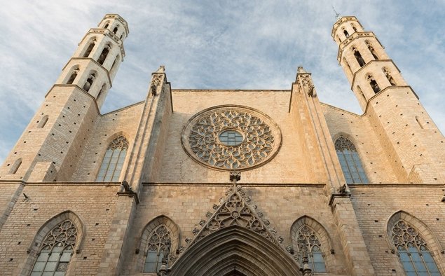 Façana de la Catedral Santa Maria del Mar, Barcelona