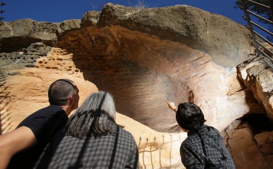 La roca dels Moros del Cogul. Jordi Mestre